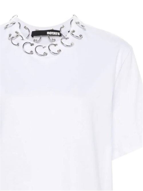 T-shirt bianco ROTATE BIRGERCHRISTENSEN | 112309400BCR146911-0601